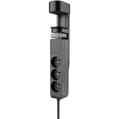 Solight stolní zásuvky 3x230V Usb Ac 20W Pd upínací 2m černé Solight stolní zásuvky 3x230V Usb Ac 20W Pd upínací 2m černé