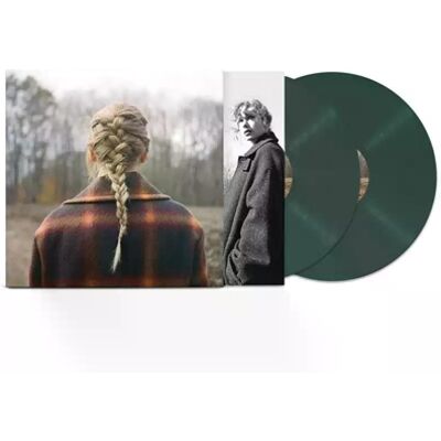 2LP Taylor Swift Evermore Green Vinyl Deluxe Edition Dlx Clr 2LP Taylor Swift Evermore Green Vinyl Deluxe Edition Dlx Clr