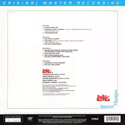 Love - Forever Changes Lp Vinyl Love - Forever Changes Lp Vinyl