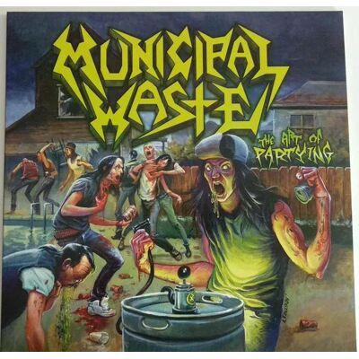 Municipal Waste - The Art Of Partying Lp Vinyl Municipal Waste - The Art Of Partying Lp Vinyl