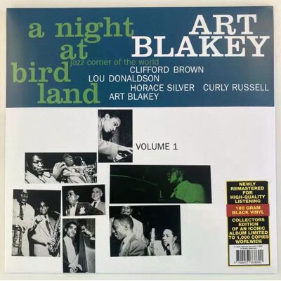 ART Blakey Quintet - A Night At Birdland Volume 1 Lp Vinyl ART Blakey Quintet - A Night At Birdland Volume 1 Lp Vinyl