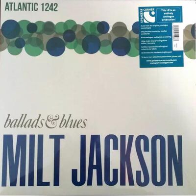 Milt Jackson - Ballads Blues Lp Vinyl Milt Jackson - Ballads Blues Lp Vinyl