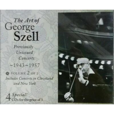 The Art Of George Szell Previously Unissued Concerts 1943-19... Cd The Art Of George Szell Previously Unissued Concerts 1943-19... Cd