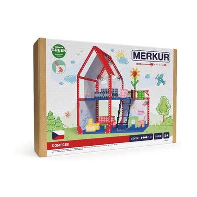 Merkur - Domeček pro panenky 34x39x25 cm 354 dílků Merkur - Domeček pro panenky 34x39x25 cm 354 dílků