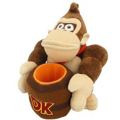 Plyšák - Super Mario Donkey Kong with Barrel 21cm Plyšák - Super Mario Donkey Kong with Barrel 21cm
