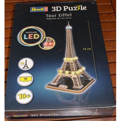 3D Puzzle Revell - Tour Eiffel (LED Edition) 78 cm 3D Puzzle Revell - Tour Eiffel (LED Edition) 78 cm