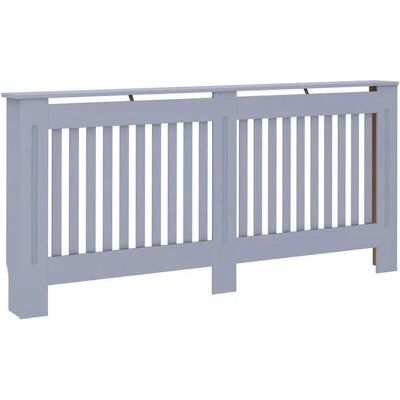 vidaXL Kryt na radiátor 172x19x815cm Mdf antracitový vidaXL Kryt na radiátor 172x19x815cm Mdf antracitový