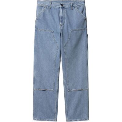 Kalhoty Carhartt Wip Double Knee Work De - Modrá - 32/32 Kalhoty Carhartt Wip Double Knee Work De - Modrá - 32/32