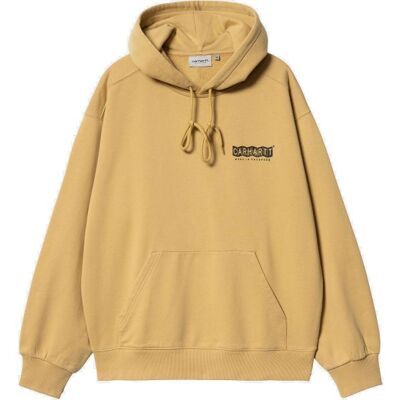 Mikina Carhartt Wip Hooded Stamp Sweat - Žlutá - S Mikina Carhartt Wip Hooded Stamp Sweat - Žlutá - S