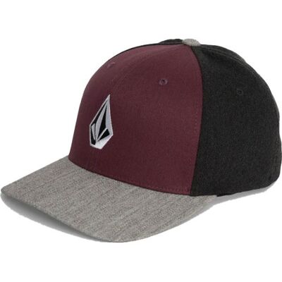Kšiltovka Volcom Full Stone Hthr Flexfit - Vínová - S/m Kšiltovka Volcom Full Stone Hthr Flexfit - Vínová - S/m