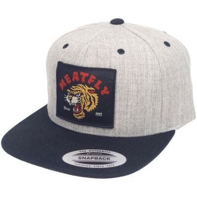 Kšiltovka Meatfly Flanker Snapback - Šedá - Univerzální Kšiltovka Meatfly Flanker Snapback - Šedá - Univerzální