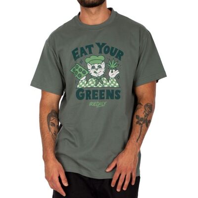 Triko Iriedaily Eat Greens - Zelená - M Triko Iriedaily Eat Greens - Zelená - M