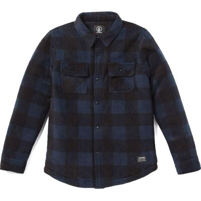 Košile Volcom Bowered Fleece L/s Kids - Modrá - L Košile Volcom Bowered Fleece L/s Kids - Modrá - L