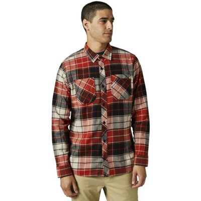 Košile Fox Grainz Utility Flannel - Oranžová - Xl Košile Fox Grainz Utility Flannel - Oranžová - Xl
