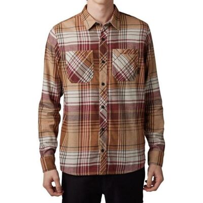 Košile Fox Turnouts Utility Flannel - Hnědá - Xxl Košile Fox Turnouts Utility Flannel - Hnědá - Xxl