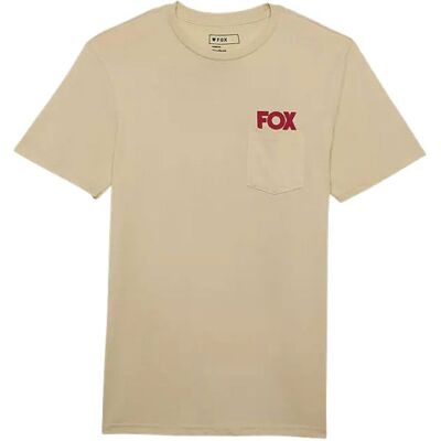 Triko Fox Big F Premium S/s - Béžová - L Triko Fox Big F Premium S/s - Béžová - L