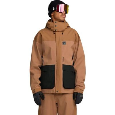 Bunda Volcom Kleveland - Hnědá - Xl Bunda Volcom Kleveland - Hnědá - Xl