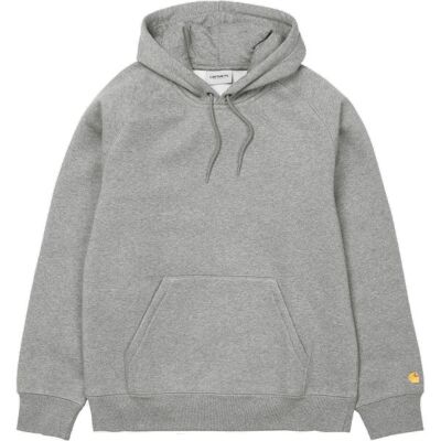 Mikina Carhartt Wip Hooded Chase - Šedá - Xxl Mikina Carhartt Wip Hooded Chase - Šedá - Xxl