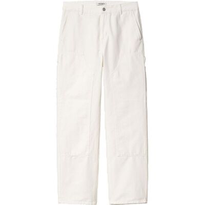Kalhoty Carhartt Wip Pierce Double Knee - Bílá - 28 Kalhoty Carhartt Wip Pierce Double Knee - Bílá - 28