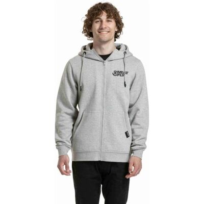 Mikina Meatfly Cooper Hoodie - Šedá - S Mikina Meatfly Cooper Hoodie - Šedá - S