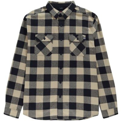 Košile Metal Mulisha Jacked Flannel 2 - Béžová - M Košile Metal Mulisha Jacked Flannel 2 - Béžová - M