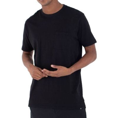 Triko Hurley Low Tide Pocket S/s - Černá - Xl Triko Hurley Low Tide Pocket S/s - Černá - Xl
