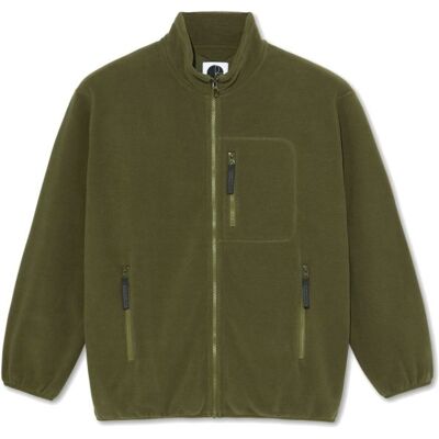 Bunda Polar Basic Fleece - Zelená - L Bunda Polar Basic Fleece - Zelená - L