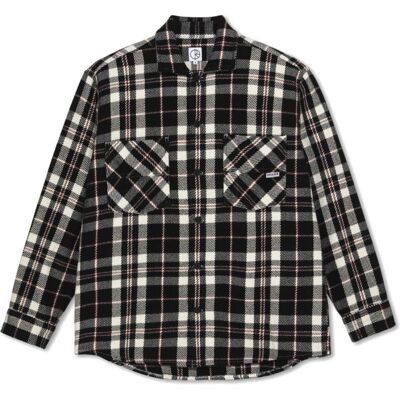 Košile Polar Big Boy Overshirt Flannel - Černá - M Košile Polar Big Boy Overshirt Flannel - Černá - M