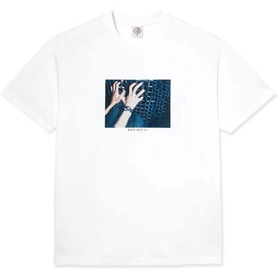 Triko Polar Caged Hands - Bílá - L Triko Polar Caged Hands - Bílá - L