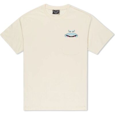 Triko Ripndip Take Your Meds Pocket - Béžová - L Triko Ripndip Take Your Meds Pocket - Béžová - L