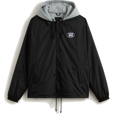 Bunda Vans Riley Hooded Coaches - Černá - M Bunda Vans Riley Hooded Coaches - Černá - M