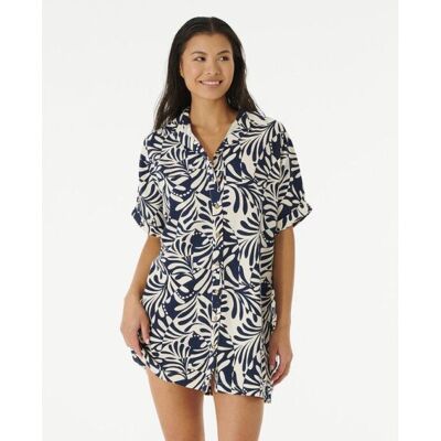 Šaty Rip Curl Afterglow Shirt Wms - Modrá - S Šaty Rip Curl Afterglow Shirt Wms - Modrá - S