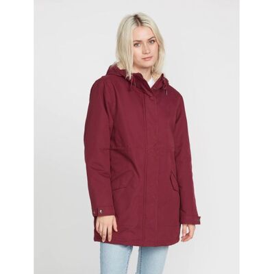 Bunda Volcom Less Is More 5k Parka Wms - Vínová - L Bunda Volcom Less Is More 5k Parka Wms - Vínová - L