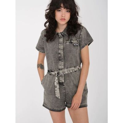 Overal Volcom Asphalt Romper Wms - Černá - L Overal Volcom Asphalt Romper Wms - Černá - L