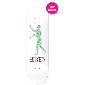 Sk8 Deska Baker Tp figure - Bílá - 8.38 Sk8 Deska Baker Tp figure - Bílá - 8.38