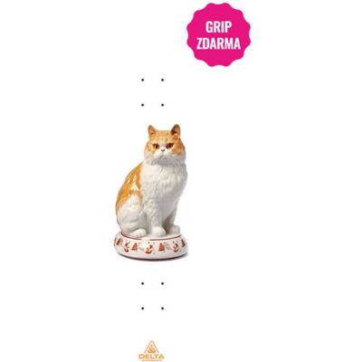Sk8 Deska Delta Grandma Cat - Bílá - 7.75 Sk8 Deska Delta Grandma Cat - Bílá - 7.75