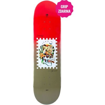 Sk8 Deska Arbor Shuriken Getzlaff - Červená - 8.25 Sk8 Deska Arbor Shuriken Getzlaff - Červená - 8.25