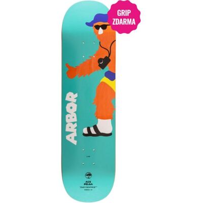 Sk8 Deska Arbor Ace Pelka Daytripper - Zelená - 8.375 Sk8 Deska Arbor Ace Pelka Daytripper - Zelená - 8.375