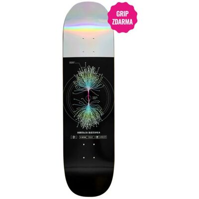 Sk8 Deska Arbor Amelia Neuron - Šedá - 8.25 Sk8 Deska Arbor Amelia Neuron - Šedá - 8.25