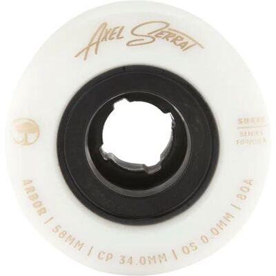 Sk8 Kola Arbor Suave Axel Serrat - Bílá - 58mm/80a Sk8 Kola Arbor Suave Axel Serrat - Bílá - 58mm/80a