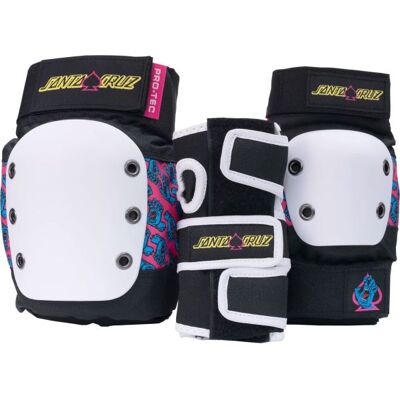 Chrániče Pro-Tec Street 3-Pk Santa Cruz - Bílá - Xl Chrániče Pro-Tec Street 3-Pk Santa Cruz - Bílá - Xl
