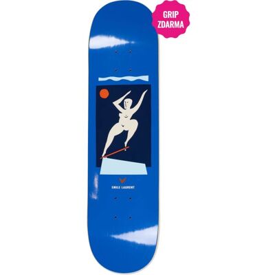 Sk8 Deska Polar Emile Laurent - Crooks - Modrá - 8.5s Sk8 Deska Polar Emile Laurent - Crooks - Modrá - 8.5s