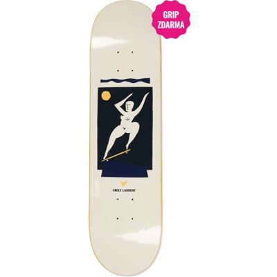Sk8 Deska Polar Emile Laurent - Crooks - Béžová - 8.375 Sk8 Deska Polar Emile Laurent - Crooks - Béžová - 8.375