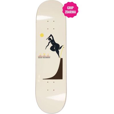 Sk8 Deska Polar Oskar Rozenberg - Bs Nos - Hnědá - 8.375 Sk8 Deska Polar Oskar Rozenberg - Bs Nos - Hnědá - 8.375