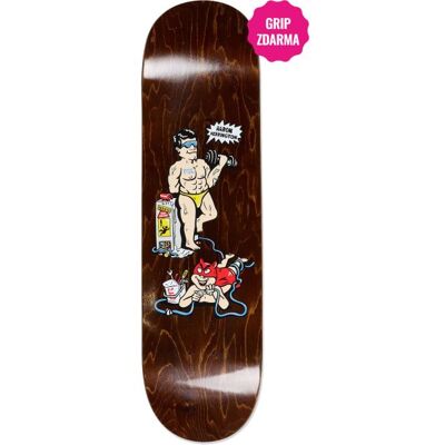 Sk8 Deska Polar Aaron Herrington - Pumpi - Hnědá - 8.5 Sk8 Deska Polar Aaron Herrington - Pumpi - Hnědá - 8.5