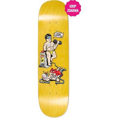 Sk8 Deska Polar Aaron Herrington - Pumpi - Žlutá - 8.25 Sk8 Deska Polar Aaron Herrington - Pumpi - Žlutá - 8.25