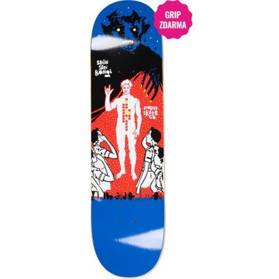 Sk8 Deska Polar Shin Sanbongi - Fanzilla - Modrá - 8.125s Sk8 Deska Polar Shin Sanbongi - Fanzilla - Modrá - 8.125s