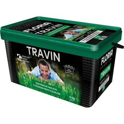 Flos Travin FLORIA - Hnojivo na trávnik a kontrola plevelů - 4 kg Flos Travin FLORIA - Hnojivo na trávnik a kontrola plevelů - 4 kg