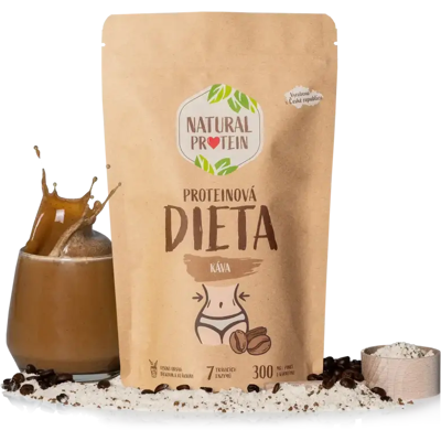 Kávová proteinová dieta NaturalProtein - 3/5/1 kus Kávová proteinová dieta NaturalProtein - 3/5/1 kus