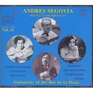 Doremi (2) 3CD/DVD Andrés Segovia: Andres Segovia And His Contemporaries, Vol. 11: Guitarists Of The Rio De La Plata Doremi (2) 3CD/DVD Andrés Segovia: Andres Segovia And His Contemporaries, Vol. 11: Guitarists Of The Rio De La Plata